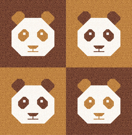 LIMITED EDITION!! Cotton and Joy Pandamonium Quilt Kit Featuring Lewis & Irene Bumbleberries Fabric Collection - Baby or Throw Size