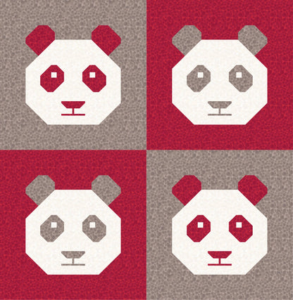 LIMITED EDITION!! Cotton and Joy Pandamonium Quilt Kit Featuring Lewis & Irene Bumbleberries Fabric Collection - Baby or Throw Size