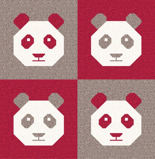 LIMITED EDITION!! Cotton and Joy Pandamonium Quilt Kit Featuring Lewis & Irene Bumbleberries Fabric Collection - Baby or Throw Size