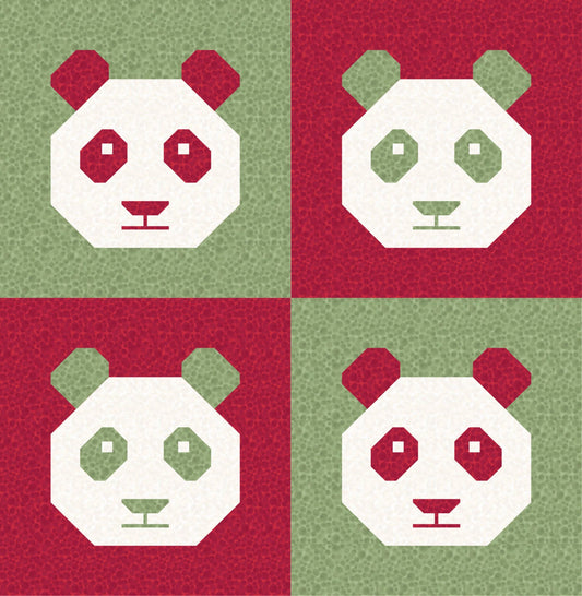 LIMITED EDITION!! Cotton and Joy Pandamonium Quilt Kit Featuring Lewis & Irene Bumbleberries Fabric Collection - Baby or Throw Size