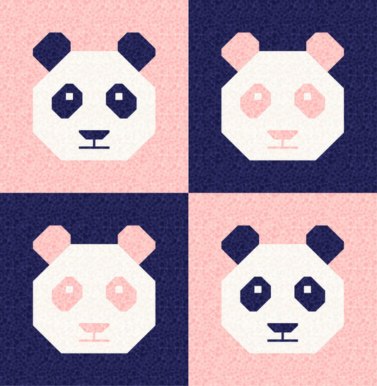 LIMITED EDITION Cotton and Joy Pandamonium Quilt Kit Featuring Lewis & Irene Bumbleberries Fabric Collection - Baby or Throw Size