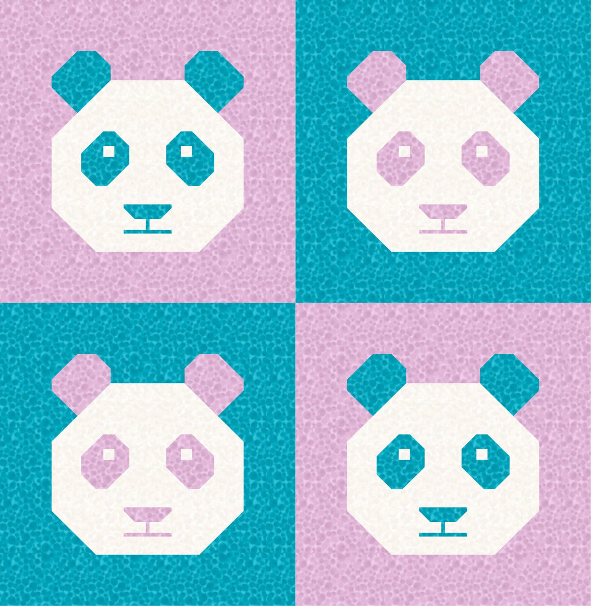 LIMITED EDITION Cotton and Joy Pandamonium Quilt Kit Featuring Lewis & Irene Bumbleberries Fabric Collection - Baby or Throw Size