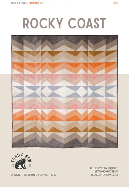 LIMITED EDITION!! Rocky Coast Large Throw Quilt Kit Featuring Lewis & Irene Bumbleberries Fabric Collection Finished Size: 72"x77"