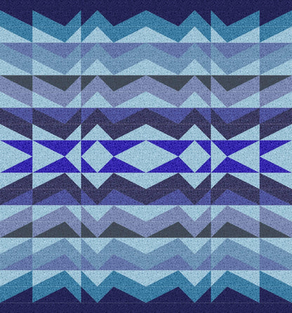 LIMITED EDITION!! Rocky Coast Large Throw Quilt Kit Featuring Lewis & Irene Bumbleberries Fabric Collection Finished Size: 72"x77"