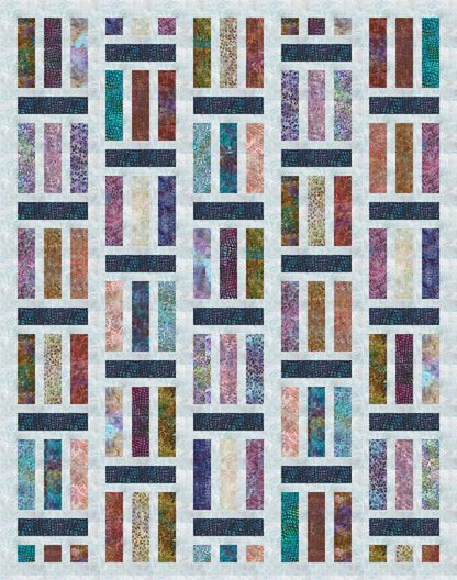 Jaybird Quilt Traffic Quilt Pattern - 5 Size Variations Per Pattern JBQ 127