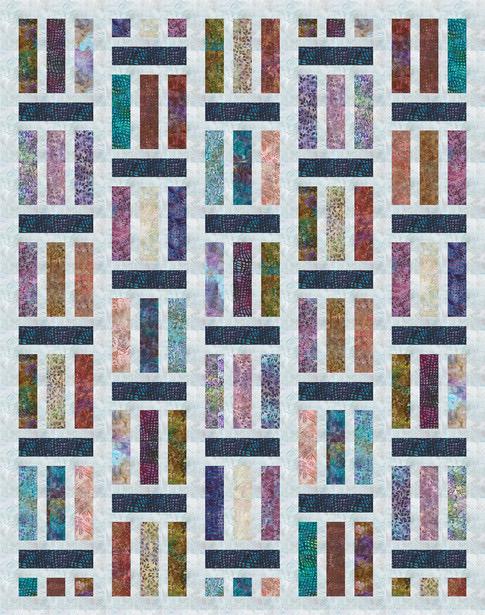 Jaybird Quilt Traffic Quilt Pattern - 5 Size Variations Per Pattern JBQ 127