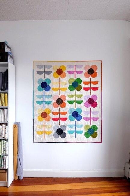 Bound Company Utopia Quilt Pattern Finished Size: 50"x61.5"