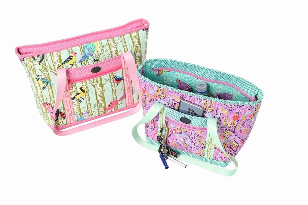 ByAnnie Two Little Totes Pattern - 2 Size Variations Per Pattern PBA314 (14 Colors of 18"x54" Mesh Packs Sold Separately)