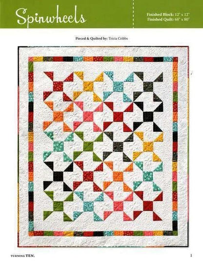 Tricia Cribbs Turning Ten Book One Quilt Pattern Book (Softcover)