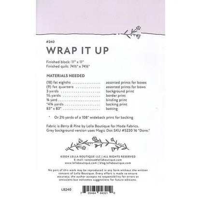 Lella Boutique Wrap It Up Quilt Pattern #240