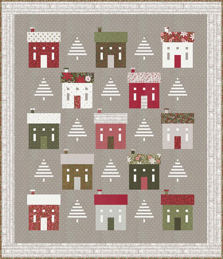 Lella Boutique Holiday House Quilt Pattern #241