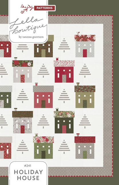 Lella Boutique Holiday House Quilt Pattern #241