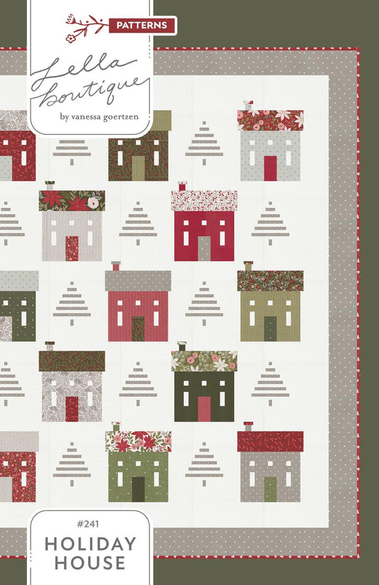 Lella Boutique Holiday House Quilt Pattern #241