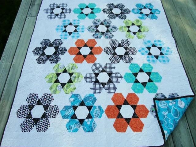 Atkinson Designs Hexie Garden Quilt Pattern - 3 Size Variations Per Pattern ATK-172