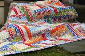 Jaybird Quilt Off The Rail Quilt Pattern (4 Size Variations Per Pattern)