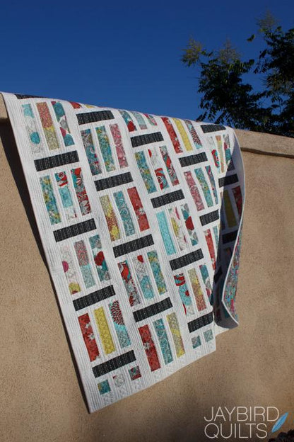 Jaybird Quilt Traffic Quilt Pattern - 5 Size Variations Per Pattern JBQ 127