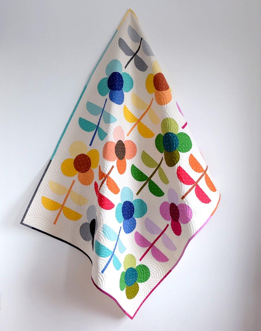 Bound Company Utopia Quilt Pattern Finished Size: 50"x61.5"