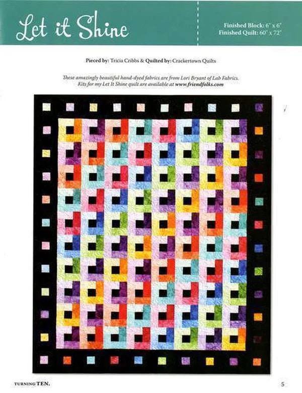 Tricia Cribbs Turning Ten Book One Quilt Pattern Book (Softcover)