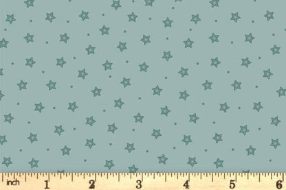 LAST BOLT! Lewis & Irene Gingerbread Season Fabric Collection Stars on Cream Authentic Premium 100% Cotton Quilt Shop Quality Fabrics