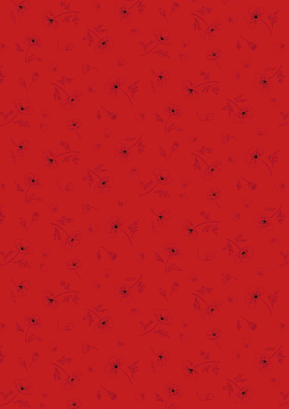 Lewis & Irene Forever Blooms Fabric Collection Ephemeral Beauty on Scarlet Premium 100% Cotton Quilt Shop Quality Fabrics