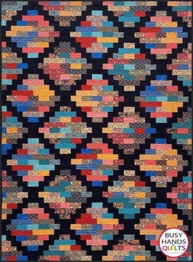 Busy Hands Quilts Hampton Court Quilt Pattern - 4 Size Variations Per Pattern BUS0401