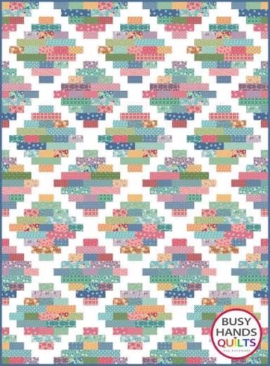 Busy Hands Quilts Hampton Court Quilt Pattern - 4 Size Variations Per Pattern BUS0401