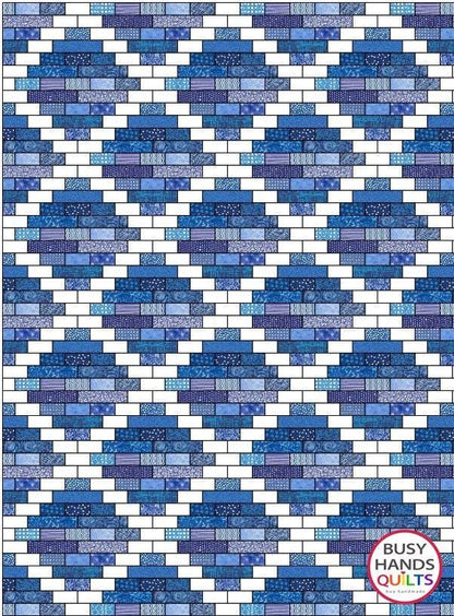 Busy Hands Quilts Hampton Court Quilt Pattern - 4 Size Variations Per Pattern BUS0401