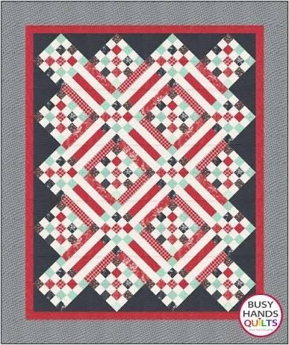 Busy Hands Quilts Sweet Caroline Quilt Pattern - 4 Size Variations Per Pattern BUS0331