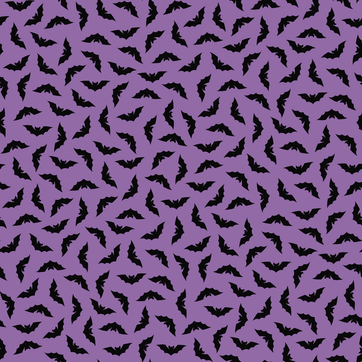 Maywood Studio Kimberbell Hometown Halloween Fabric Collection Bats on Purple Premium 100% Cotton Quilt Shop Quality Fabrics