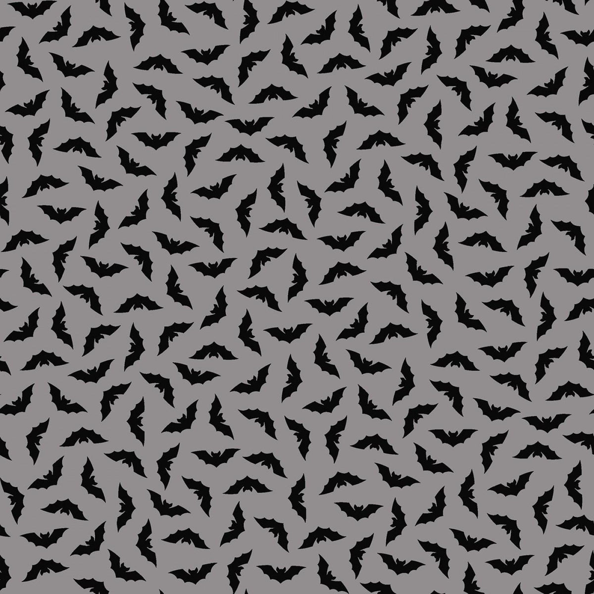 Maywood Studio Kimberbell Hometown Halloween Fabric Collection Bats on Gray Premium 100% Cotton Quilt Shop Quality Fabrics