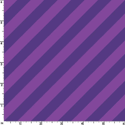 Maywood Studio Kimberbell Hometown Halloween Fabric Collection Purple Stripes Premium 100% Cotton Quilt Shop Quality Fabrics