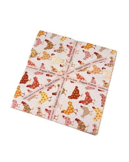 Poppie Cotton Prairie Sisters Homestead Fabric Collection 60pc 10" Stacker Authentic Premium 100% Cotton Quilt Shop Quality Fabrics