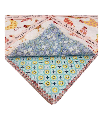 Poppie Cotton Prairie Sisters Homestead Fabric Collection 60pc 10" Stacker Authentic Premium 100% Cotton Quilt Shop Quality Fabrics