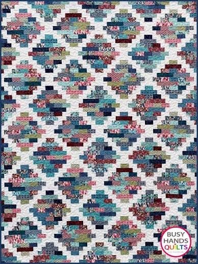 Busy Hands Quilts Hampton Court Quilt Pattern - 4 Size Variations Per Pattern BUS0401
