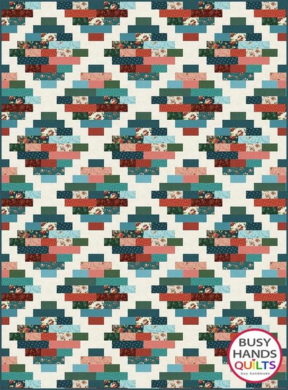 Busy Hands Quilts Hampton Court Quilt Pattern - 4 Size Variations Per Pattern BUS0401