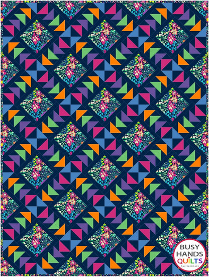 Busy Hands Quilts Harmony Quilt Pattern BUS1041 - 7 Size Variations Per Pattern