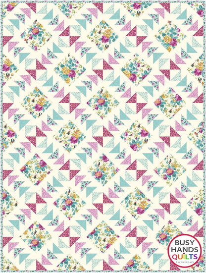 Busy Hands Quilts Harmony Quilt Pattern BUS1041 - 7 Size Variations Per Pattern