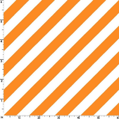Maywood Studio Kimberbell Hometown Halloween Fabric Collection Orange Stripes Premium 100% Cotton Quilt Shop Quality Fabrics