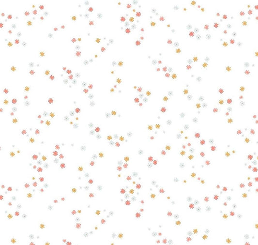 Riley Blake Between The Pages Fabric Collection Flowers on White Authentic Premium 100% Cotton Quilt Shop Quality Fabrics