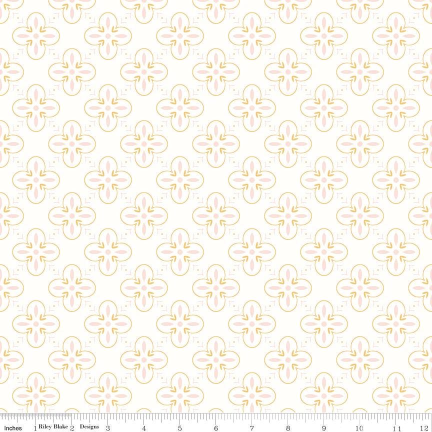 Riley Blake Between The Pages Fabric Collection End Papers on White Authentic Premium 100% Cotton Quilt Shop Quality Fabrics