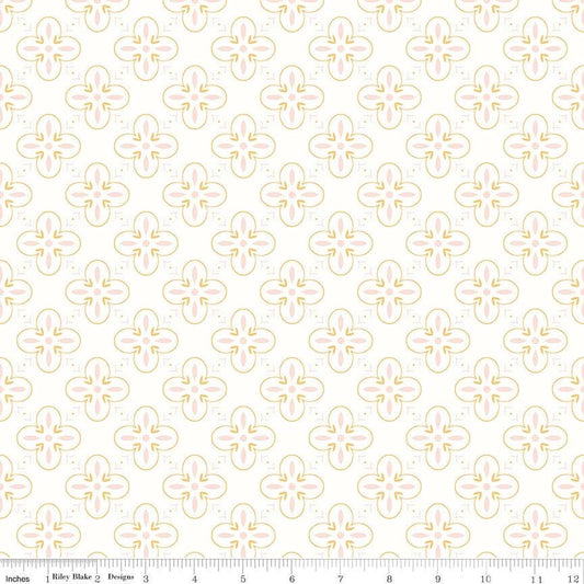 Riley Blake Between The Pages Fabric Collection End Papers on White Authentic Premium 100% Cotton Quilt Shop Quality Fabrics