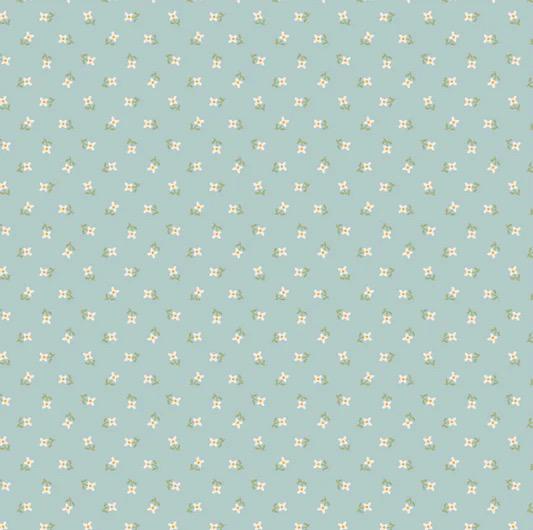 Poppie Cotton My Favorite Things Fabric Collection Vintage Apron on Blue Authentic Premium 100% Cotton Fabrics