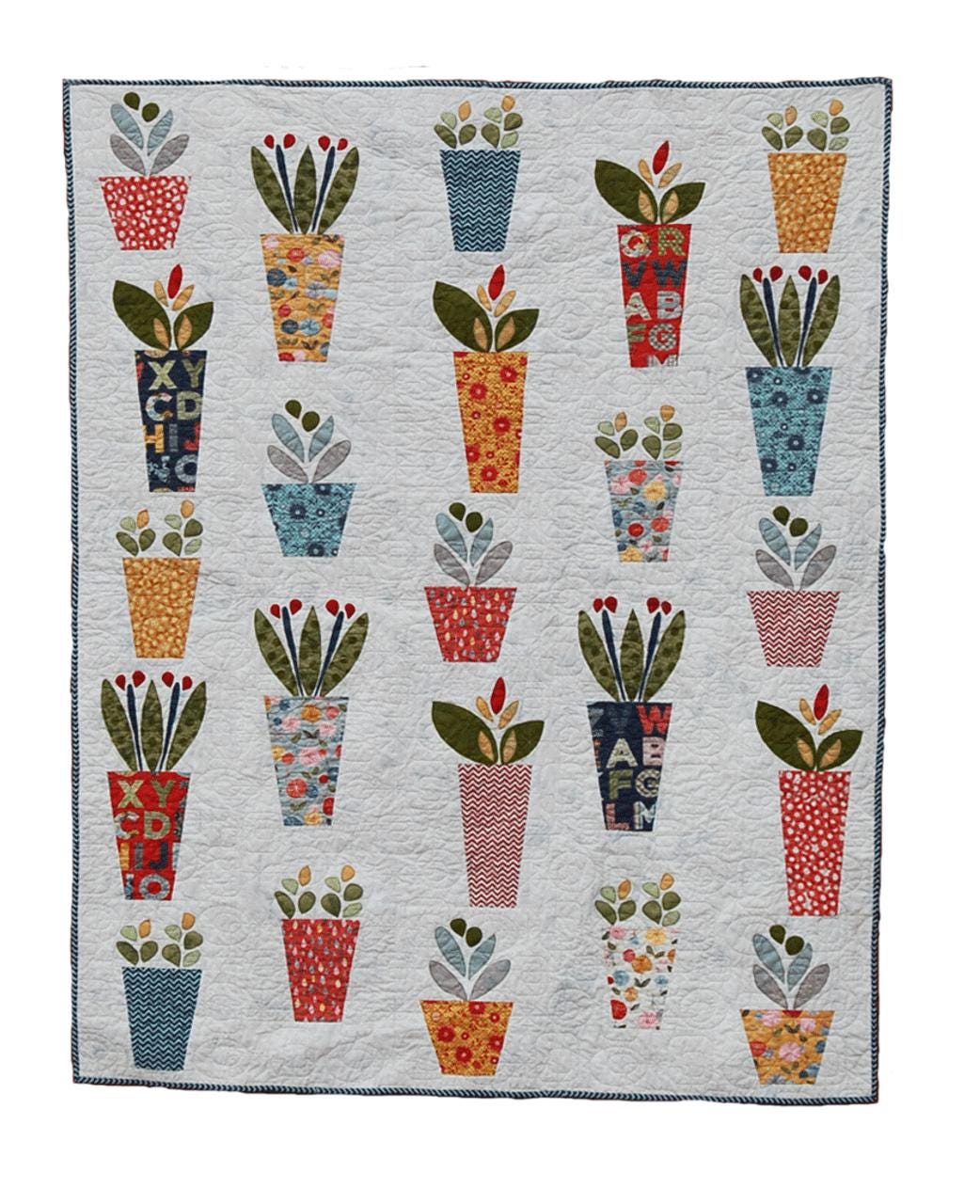 Cotton Street Commons Rosemary & Thyme Quilt Pattern Finished Size 60”x76”