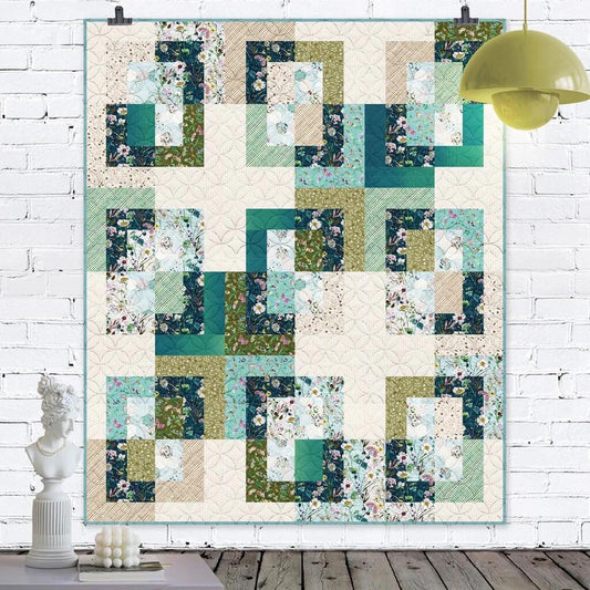 Cotton Street Commons Hyde Park Quilt Pattern Finished Size 60”x72”