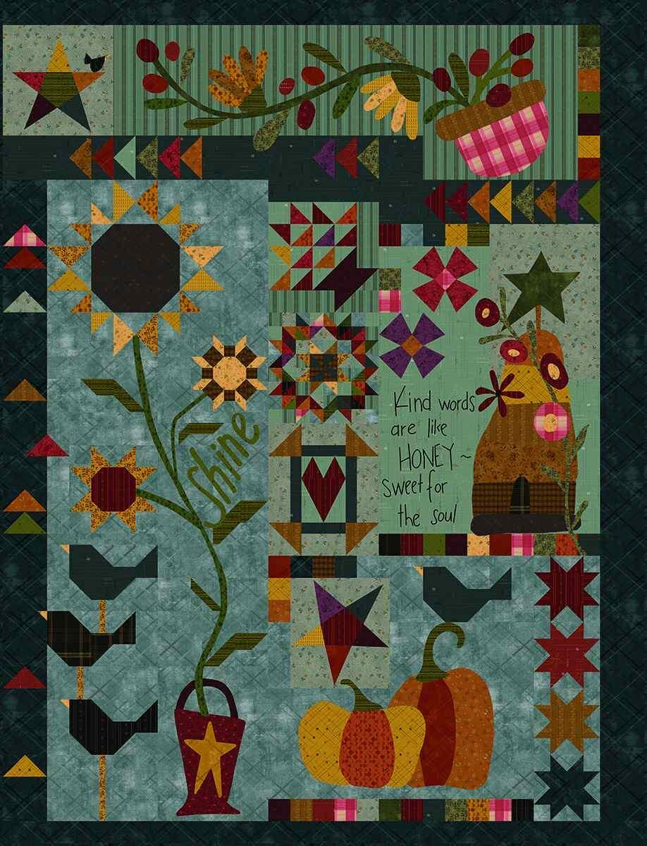 One Sister Janet Rae Nesbit Time For All Seasons Quilt Pattern Book - 7Patterns & Creative Ideas Per Book (Softcover)