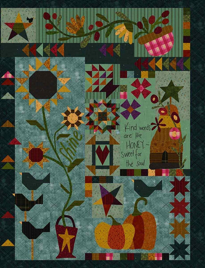 One Sister Janet Rae Nesbit Time For All Seasons Quilt Pattern Book - 7Patterns & Creative Ideas Per Book (Softcover)