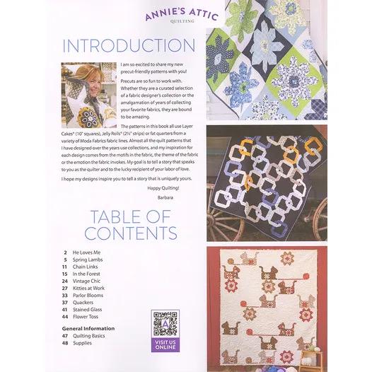 Annie's Attic Quilting Creative Precut Quilts Pattern Book - Inspiring Designs with Fabric Bundles (Softcover) A141545