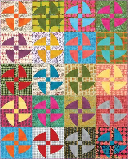 Everyday Stitches Nocturnal Quilt Pattern - 3 Size Variations Per Pattern ES-515-NOC