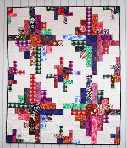 DIGITAL DOWNLOAD Cotton Street Commons Stonehenge Quilt Pattern Finished Size: 60"x72"