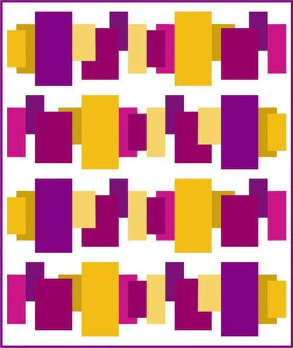 DIGITAL DOWNLOAD Cotton Street Commons Trafalger Square Quilt Pattern Finished Size 62"x74"